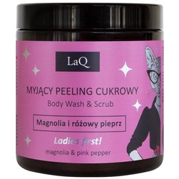 LaQ, Magnolia & Pink Pepper, Cleansing & Exfoliating, Body Wash, 220 g - Teknashop Ltd