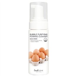 Look At Me, Bubble Purifying, Egg White, Purifying, Cleansing Foam, 100 ml - Teknashop Ltd