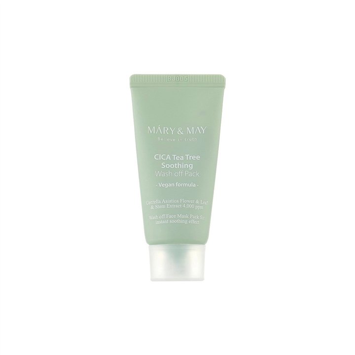 Mary and May, Cica Tea Tree Soothing, Purifying, Clay Mask, 30 g - Teknashop Ltd