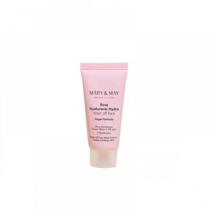 Mary and May, Rose Hyaluronic Hydra, Intense Hydration, Clay Mask, 30 g - Teknashop Ltd