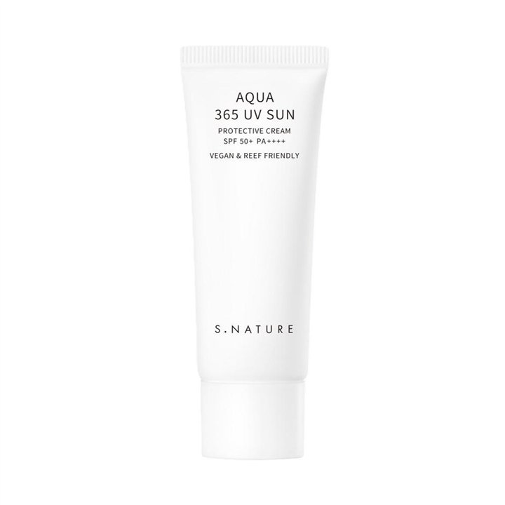 S.Nature, Aqua 365 UV Sun, Hydrating & Protecting, Sunscreen Cream, For Face, SPF 50, 40 ml - Teknashop Ltd