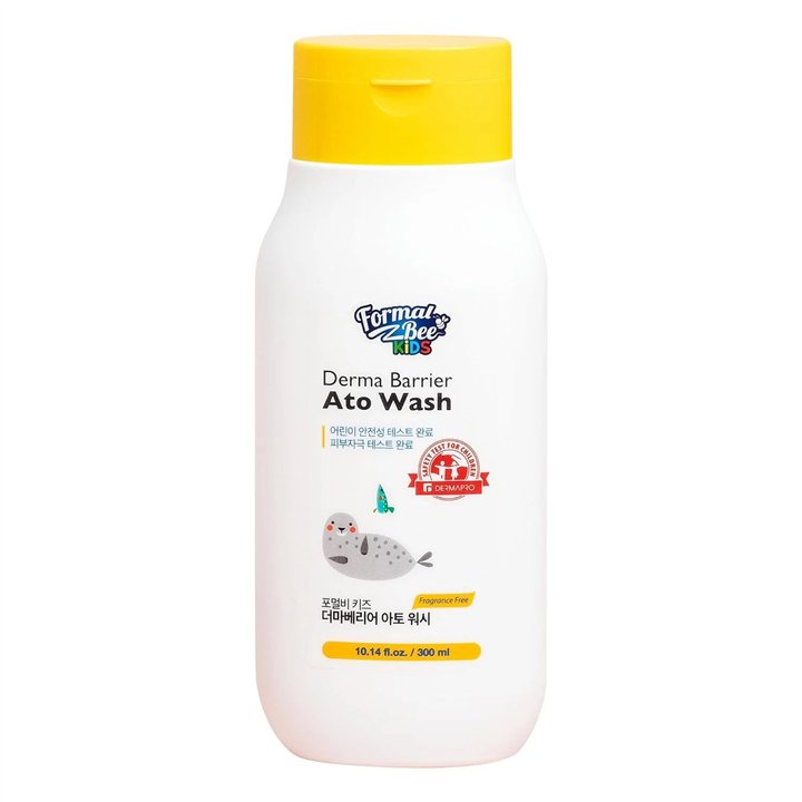 Formal Bee, Derma Barrier Ato Wash, Gentle Cleansing, Shower Gel, Dry, Atopic-Prone, 300 ml - Teknashop Ltd