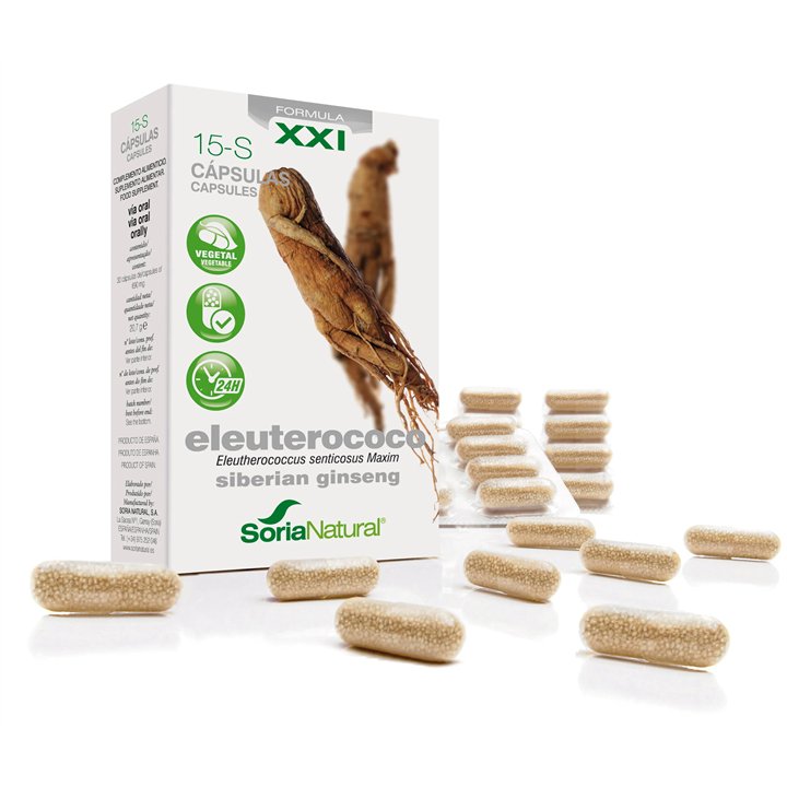 Soria 15-S Eleuterococo 690 Mg 30 Cap Liberac Prolongada - unisex - Teknashop Ltd