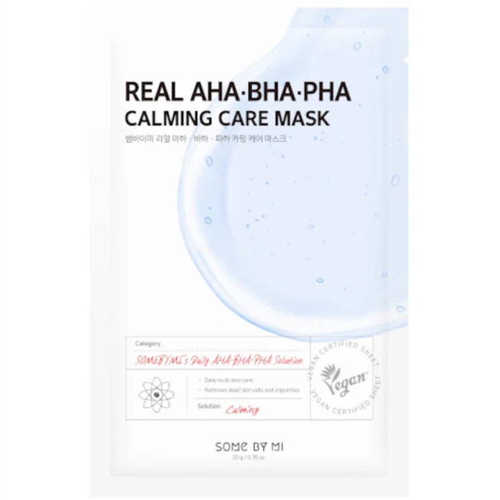 Some By Mi, Real Aha-Bha-Pha, Calming, Sheet Mask, For Face, 25 g - Teknashop Ltd