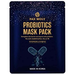 PaxMoly, Probiotics, Hydrating & Nourishing, Sheet Mask, Face, Day & Night, 25 ml - Teknashop Ltd