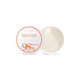 Petitfee, Collagen & Coq10, Hydrogel, Firmness & Elasticity, Day & Night, Eye Patch, 60 pcs - Teknashop Ltd