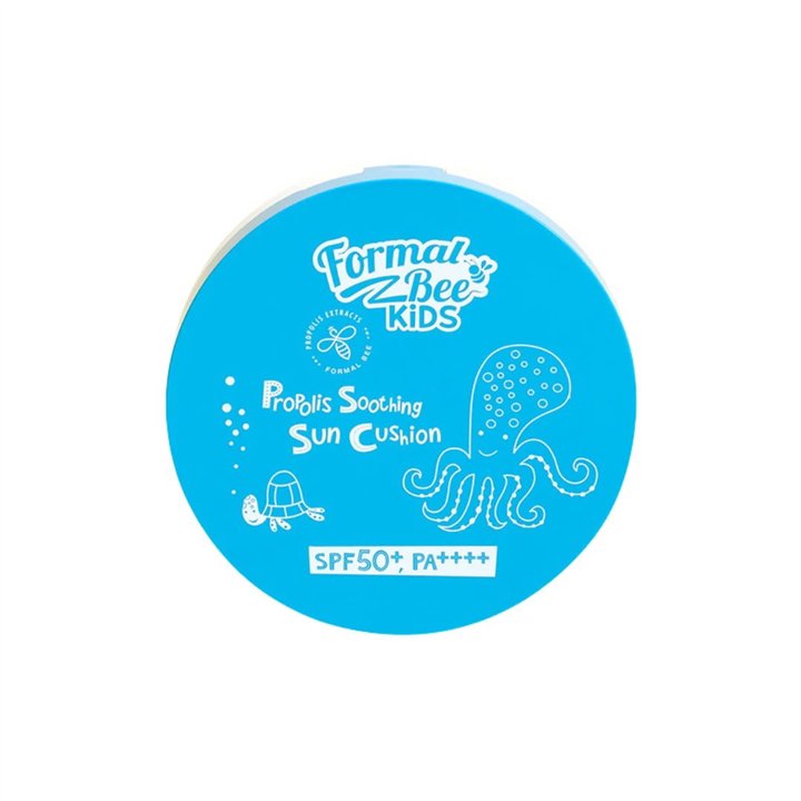 Formal Bee, Propolis Soothing Sun Cushion, Sun Protection, Sunscreen Cushion, For Face & Body, SPF 50, 25 g - Teknashop Ltd