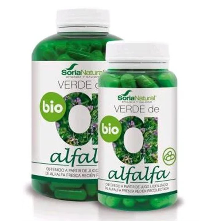 Soria Verde Alfalfa 630 Mg 240 Caps - unisex - Teknashop Ltd