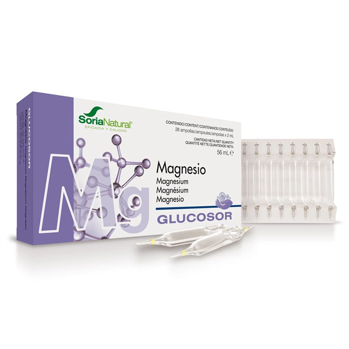 Soria Glucosor Magnesio 28 Viales X 2ml - unisex - Teknashop Ltd