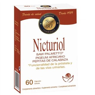 Bioserum Nicturiol 60 Caps Herbecom Saw Palmeto - unisex - Teknashop Ltd