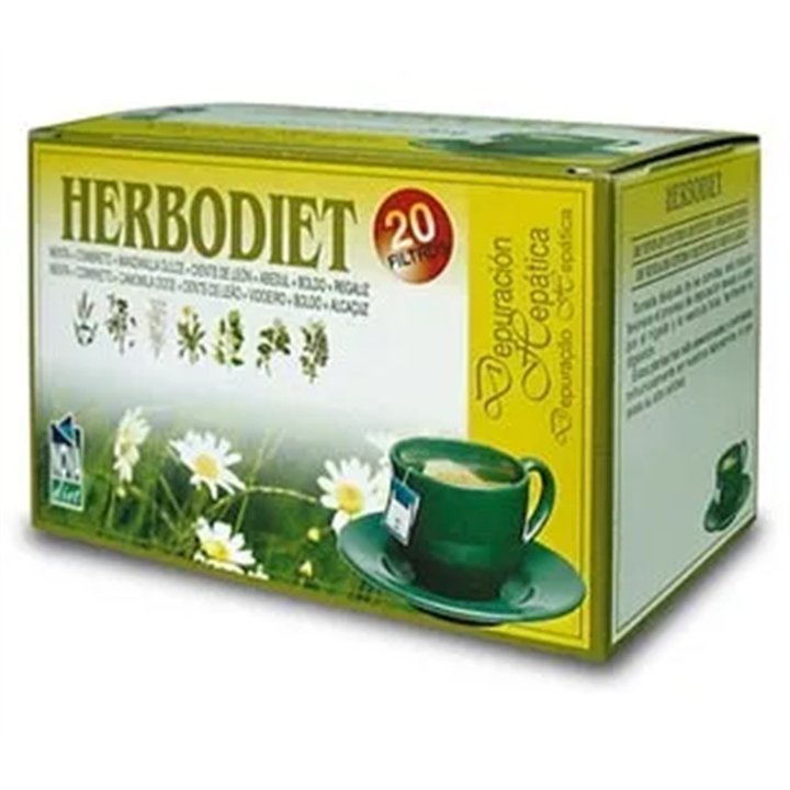 Novadiet Herbodiet Depur Hepatica 20fil - unisex - Teknashop Ltd