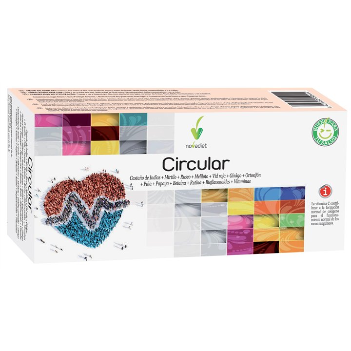 Novadiet Circular 20 Viales - unisex - Teknashop Ltd