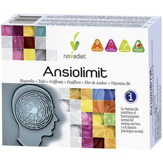 Novadiet Ansiolimit 60 Caps - unisex - Teknashop Ltd