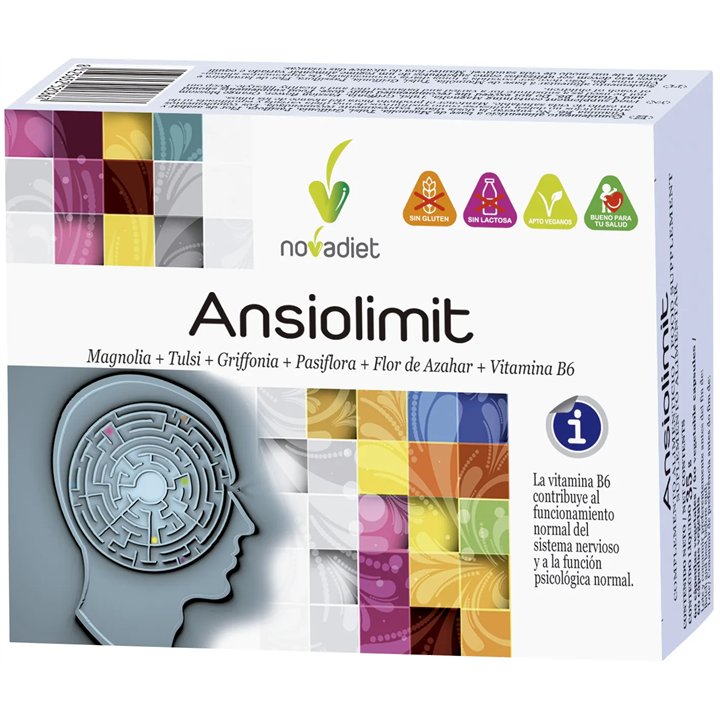 Novadiet Ansiolimit 60 Caps - unisex - Teknashop Ltd