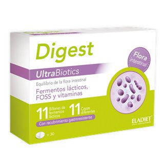 Eladiet Digest Ultrabiotics 30 Com - unisex - Teknashop Ltd