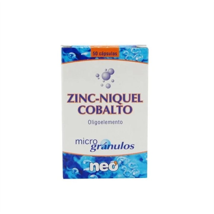 Neo Microgranulos Zinc Niquel Cobalto 50 Caps - unisex - Teknashop Ltd
