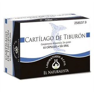 El Natural Cartilago De Tiburon 500 Mg X 60 Caps - unisex - Teknashop Ltd