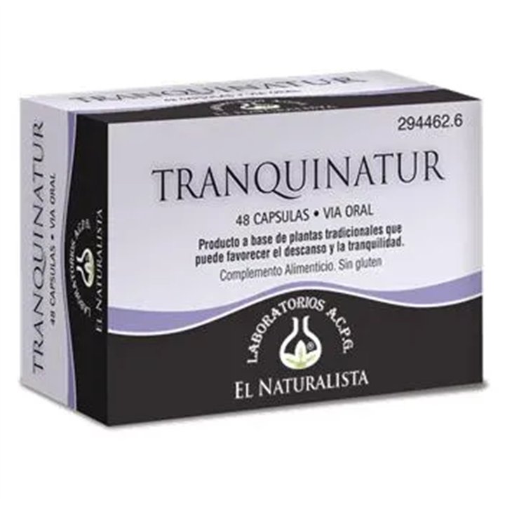El Natural Tranquinatur Sueño 48 Caps X 375 Mg - unisex - Teknashop Ltd