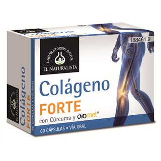 El Natural Colageno Forte Con Curcuma y Ovomet 60 Capsulas - unisex - Teknashop Ltd