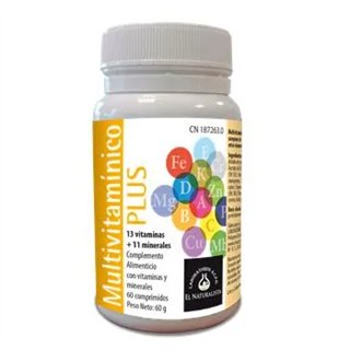 El Natural Multivitaminico Plus 60 Comp - unisex - Teknashop Ltd