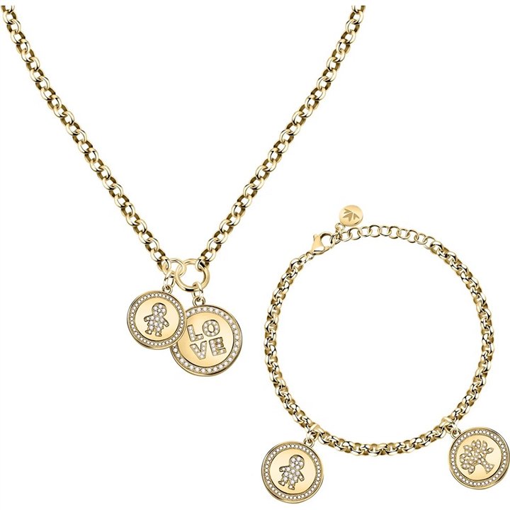MORELLATO Mod. LOVE Special Set Necklace + Bracelet - WW.S0R29 - Teknashop Ltd