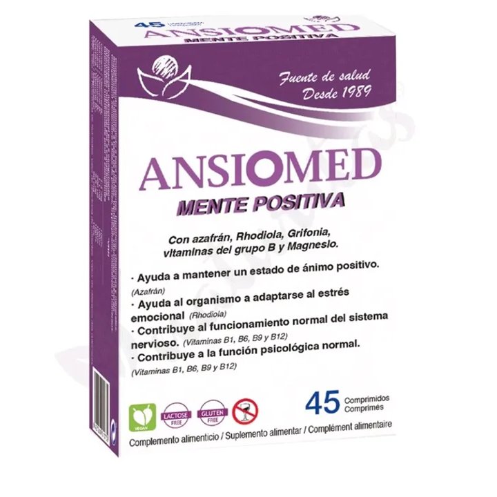 Bioserum Ansiomed Mente Positiva 45 Comprimidos - unisex - Teknashop Ltd