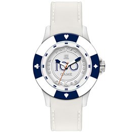 LIGHT TIME Mod. POKER - White / Blue - WW.L147AS - Teknashop Ltd