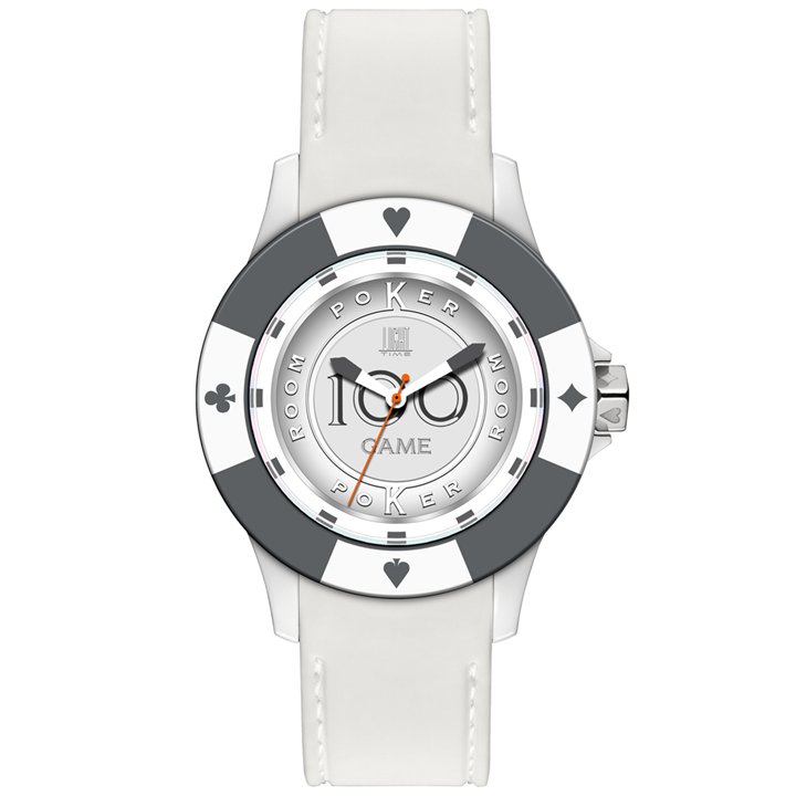 LIGHT TIME Mod. POKER - White / Grey - WW.L147BS - Teknashop Ltd