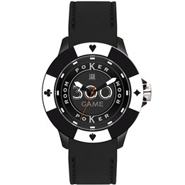 LIGHT TIME Mod. POKER - Black / White - WW.L147FS - Teknashop Ltd
