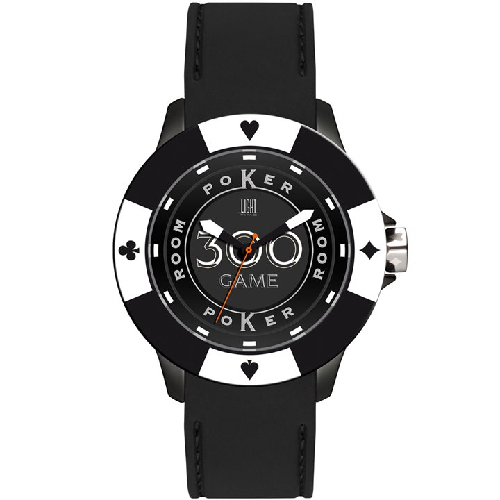 LIGHT TIME Mod. POKER - Black / White - WW.L147FS - Teknashop Ltd