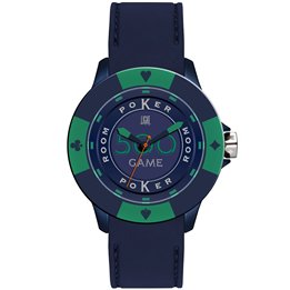 LIGHT TIME Mod. POKER - Blue / Green - WW.L147LS - Teknashop Ltd