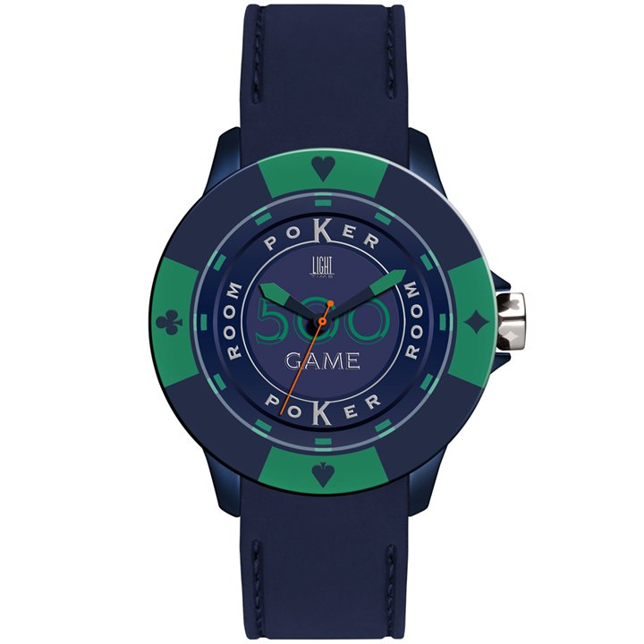 LIGHT TIME Mod. POKER - Blue / Green - WW.L147LS - Teknashop Ltd