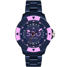 LIGHT TIME Mod. POKER - Blue / Pink - WW.L147I - Teknashop Ltd