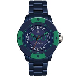 LIGHT TIME Mod. POKER - Blue / Green - WW.L147L - Teknashop Ltd