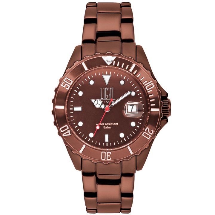 LIGHT TIME Mod. DIVER COPPER ALUMINIUM - WW.L152MA - Teknashop Ltd