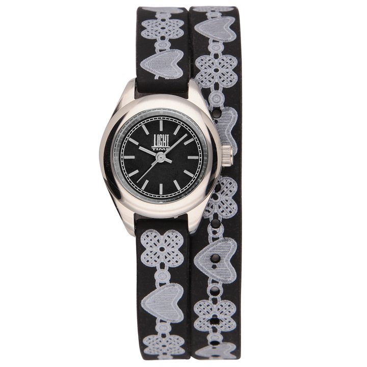 LIGHT TIME Mod. ROCOCO - Black - WW.L162B - Teknashop Ltd