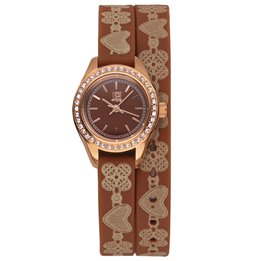 LIGHT TIME Mod. ROCOCO - Brown Strass - WW.L163E - Teknashop Ltd