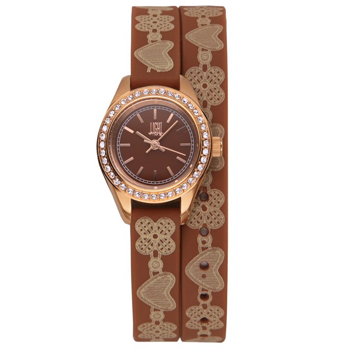 LIGHT TIME Mod. ROCOCO - Brown Strass - WW.L163E - Teknashop Ltd