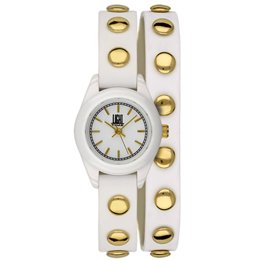 LIGHT TIME Mod. PUNK - White / Gold - WW.L169BG - Teknashop Ltd