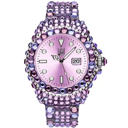 LIGHT TIME Mod. MEDITERRANEO - Full Strass / Pink - WW.L602G - Teknashop Ltd