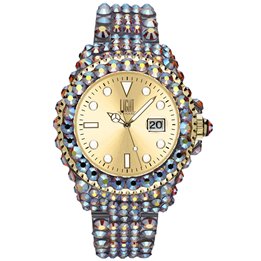 LIGHT TIME Mod. MEDITERRANEO - Full Strass / Gold - WW.L602O - Teknashop Ltd