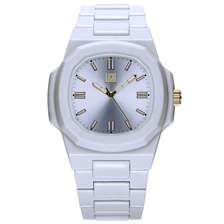 LIGHT TIME Mod. VELVET NAUTILUS - White - WW.L511-BI - Teknashop Ltd
