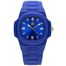 LIGHT TIME Mod. VELVET NAUTILUS - Blue - WW.L511-BL - Teknashop Ltd