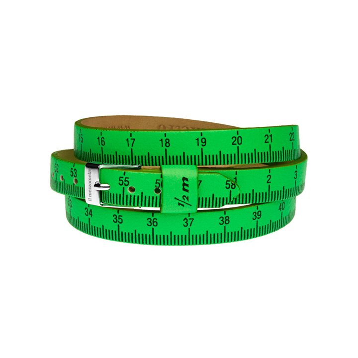 Il MEZZOMETRO Mod. FLUO - Bracciale in pelle/leather bracelet - WW.BMS1104_S - Teknashop Ltd