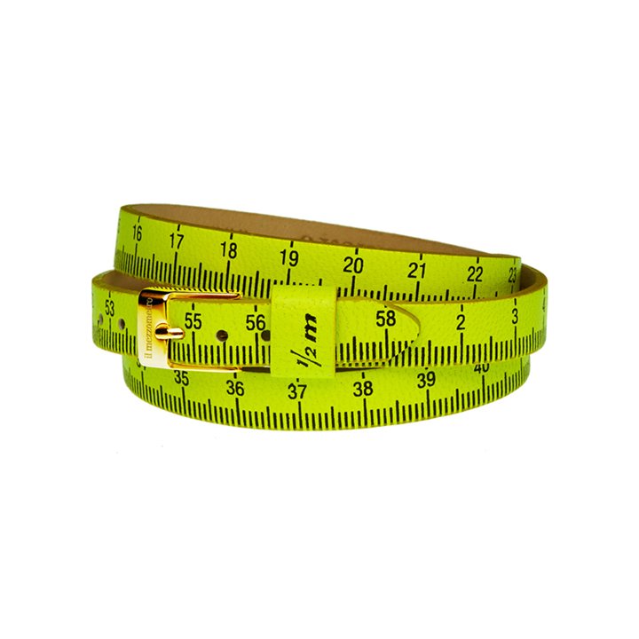 Il MEZZOMETRO Mod. FLUO - Bracciale in pelle/leather bracelet - WW.BMS1107_S - Teknashop Ltd