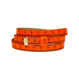 Il MEZZOMETRO Mod. FLUO - Bracciale in pelle/leather bracelet - WW.BMS1108_S - Teknashop Ltd