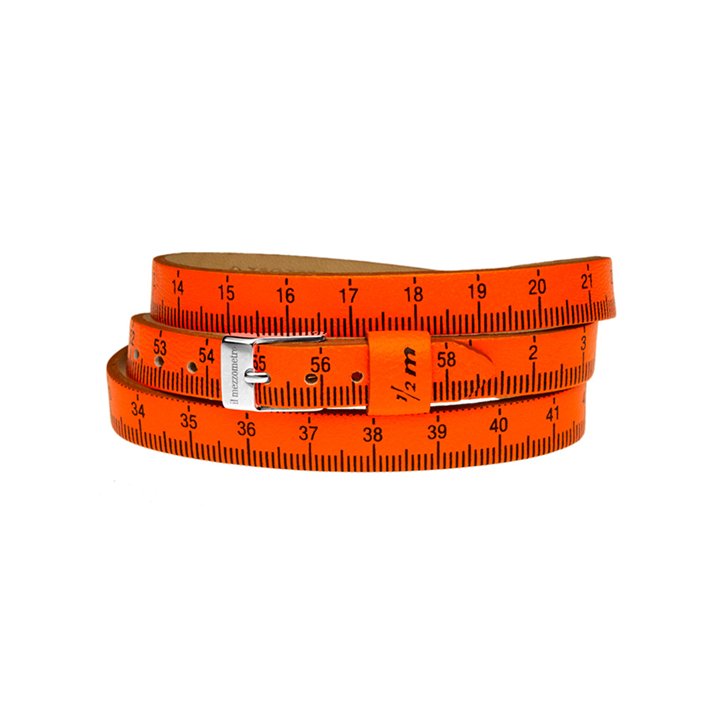 Il MEZZOMETRO Mod. FLUO - Bracciale in pelle/leather bracelet - WW.BMM1102_M - Teknashop Ltd