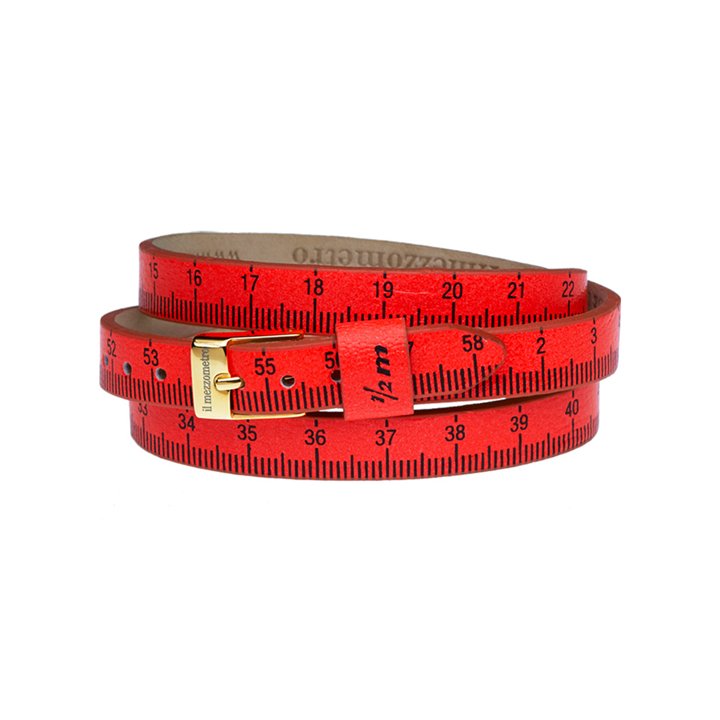 Il MEZZOMETRO Mod. FLUO - Bracciale in pelle/leather bracelet - WW.BMM1109_M - Teknashop Ltd