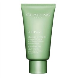 Clarins SOS Pure Rebalancing Clay Mask 75ml - unisex - Teknashop Ltd