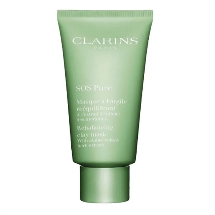Clarins SOS Pure Rebalancing Clay Mask 75ml - unisex - Teknashop Ltd
